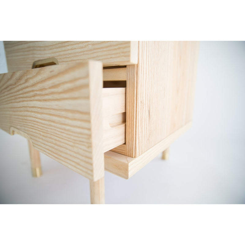 Kalon Studios Simple Ash Wood Side Table