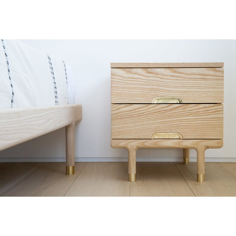 Kalon Studios Simple Ash Wood Side Table