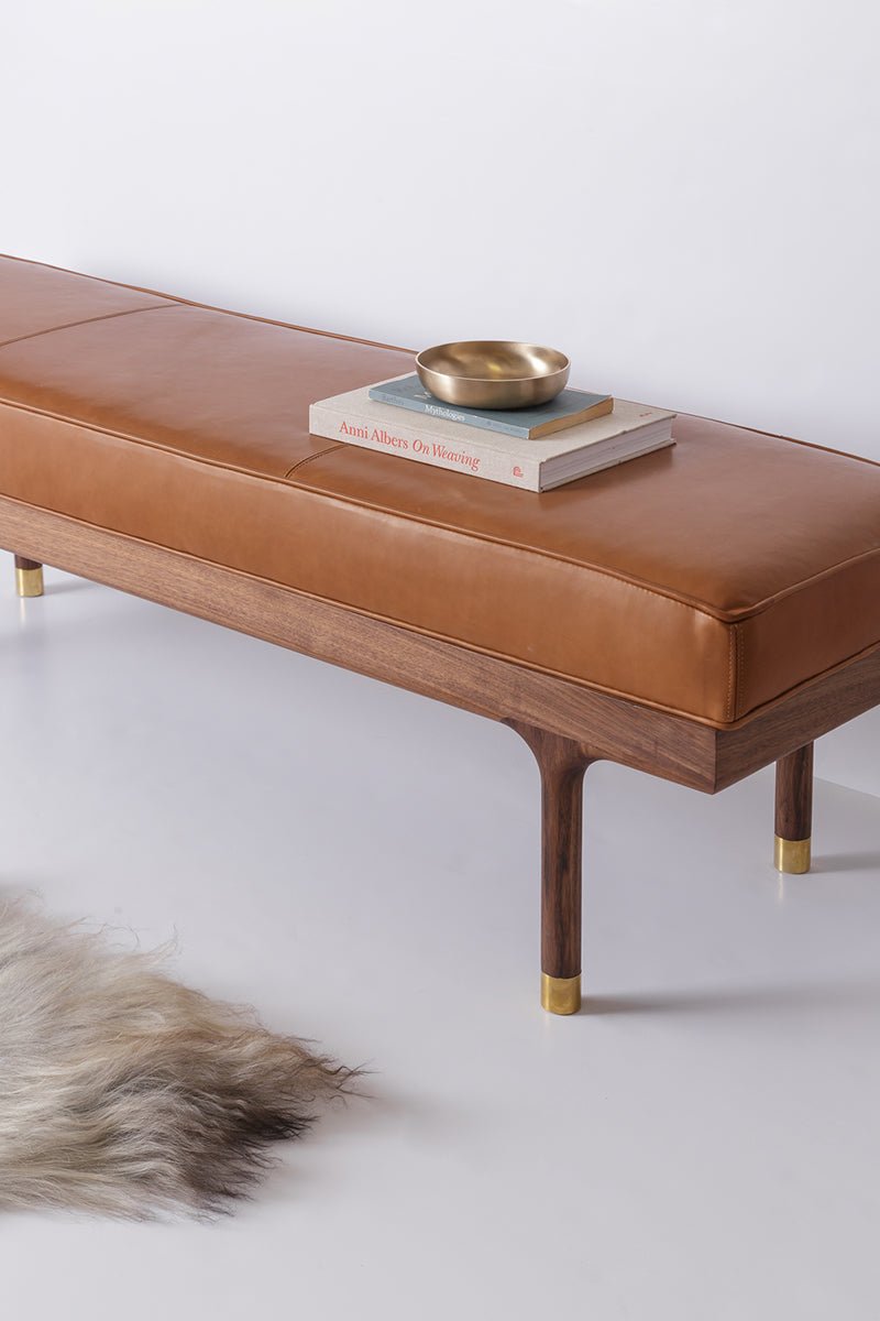 Simple Bench - Kalon Studios - Stools + Benches + Ottomans - Walnut - HORNE