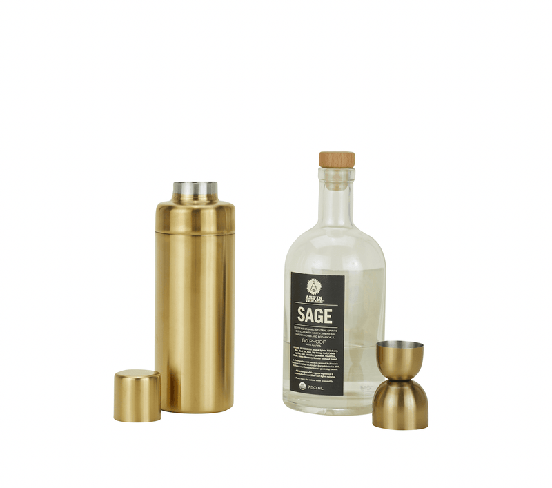 Simple Brass Cocktail Shaker - Hawkins New York - Drinkware - HORNE