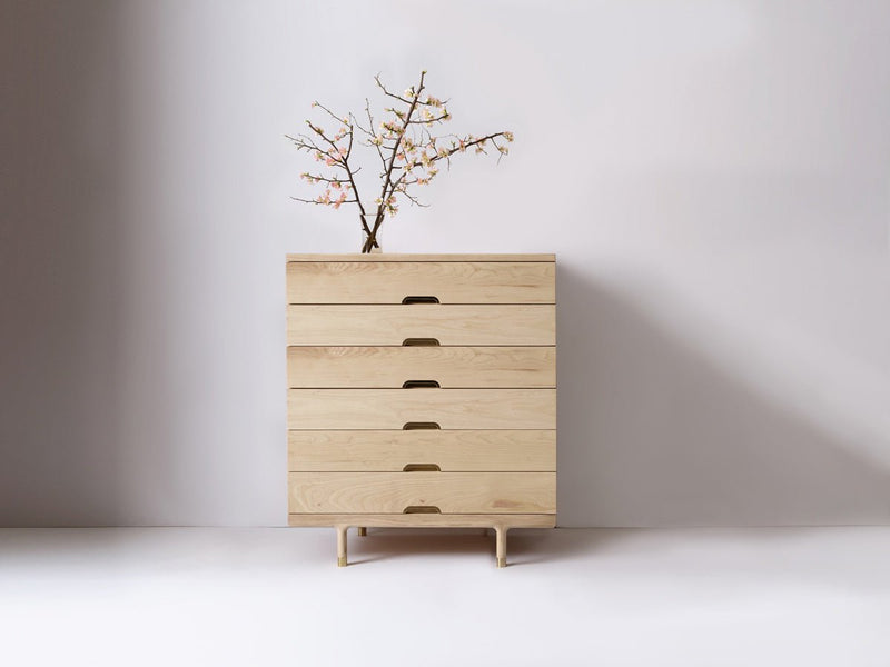 Simple Tallboy Dresser - Kalon Studios - Dressers - Ash - HORNE