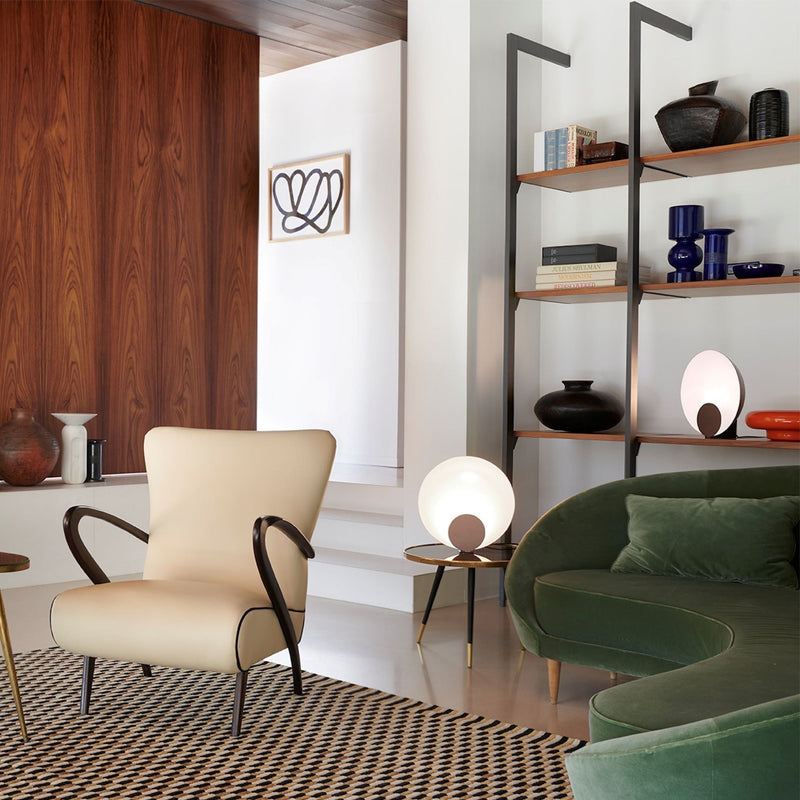 Siro Table Lamp - Oluce - Table + Task - Small - Bronze - HORNE