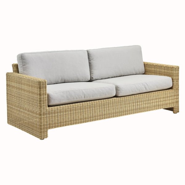 Sixty 3 - Seater Sofa Exterior - Sika Design - Outdoor Furniture - ArtFibre Natural - Sunbrella Sailcloth Seagull - HORNE