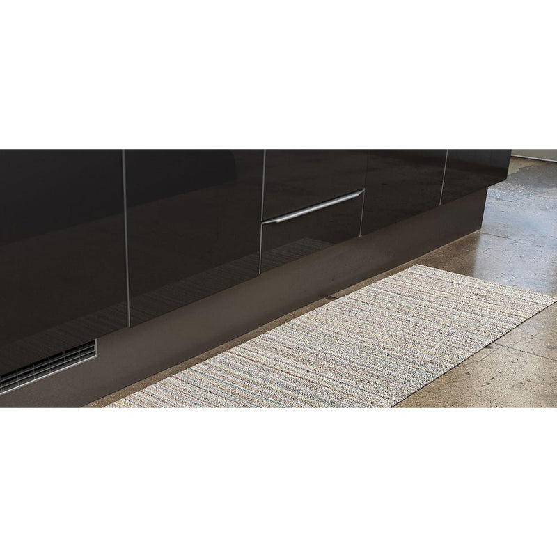 Skinny Stripe Shag Rug - Chilewich - Rugs - Turquoise - Doormat - HORNE