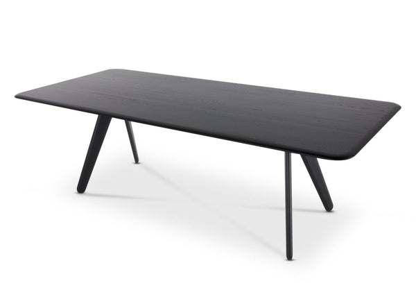 Slab 2.4M Table - Tom Dixon - Tables + Desks - Black - HORNE
