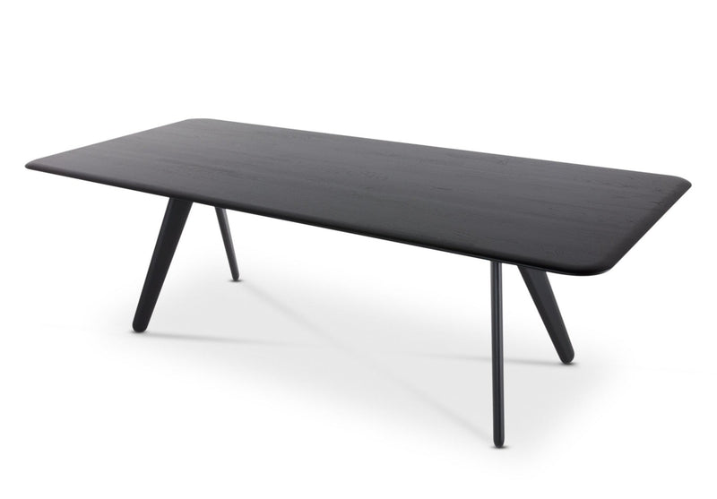 Slab 2.4M Table - Tom Dixon - Tables + Desks - Black - HORNE