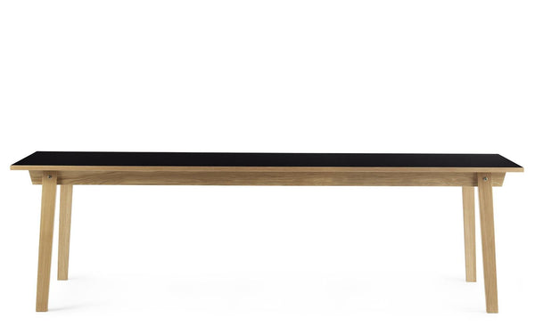 Slice Table - Linoleum - Normann Copenhagen - Tables + Desks - 84 x 160 cm - 29.13"H x 62.99"L - HORNE