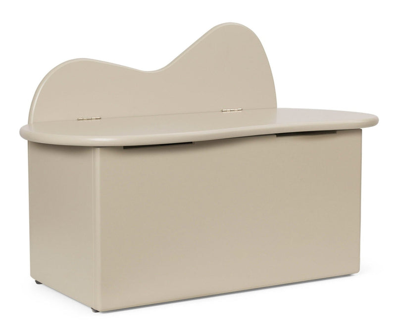 Slope Storage Bench - Ferm Living - Shelving - Cashmere - HORNE