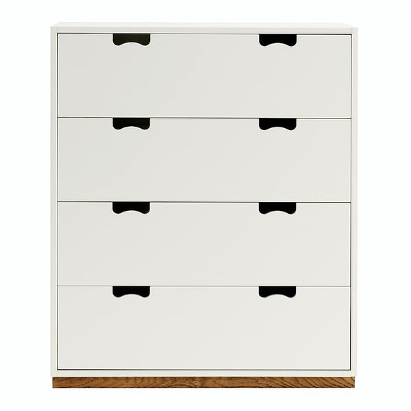 Snow Drawer A - Asplund Drawers - Natural Oak P1 - 05 Light Grey - HORNE