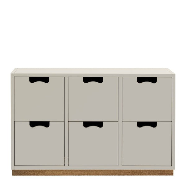 Snow Drawer B2 - Asplund Drawers - Natural Oak P1 - 05 Light Grey - HORNE