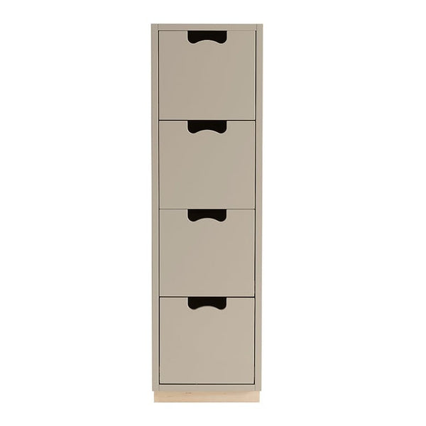Snow Drawer J4 - Asplund Drawers - Natural Oak P1 - 05 Light Grey - HORNE