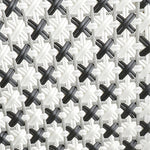 White / Black / Grey Star Weave