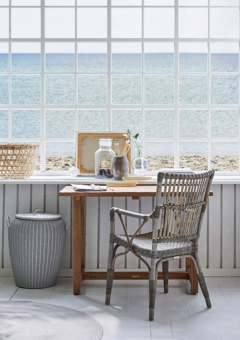 Sofie Side Chair AluRattan - Sika Design - Chairs - Black - Black / Cappuccino Dots - HORNE