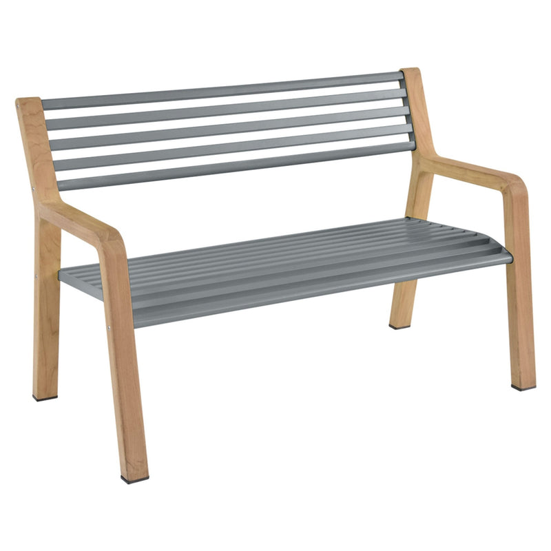 Somerset Bench - Fermob - Outdoor Furniture - Acapulco Blue - HORNE