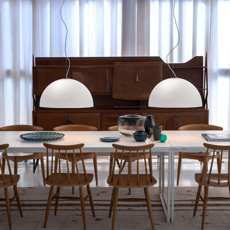 Sonora Opaline Pendant - Oluce - Pendants - Small - HORNE