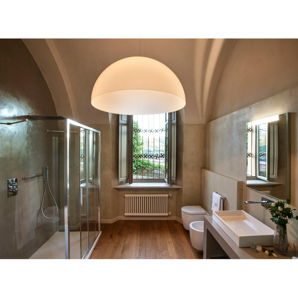 Sonora PMMA Pendant - Oluce - Pendants - Small - Opaline - HORNE