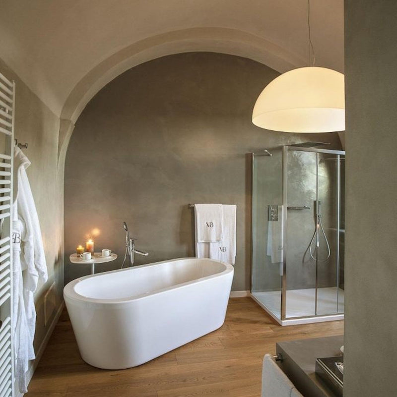 Sonora PMMA Pendant - Oluce - Pendants - Small - Opaline - HORNE