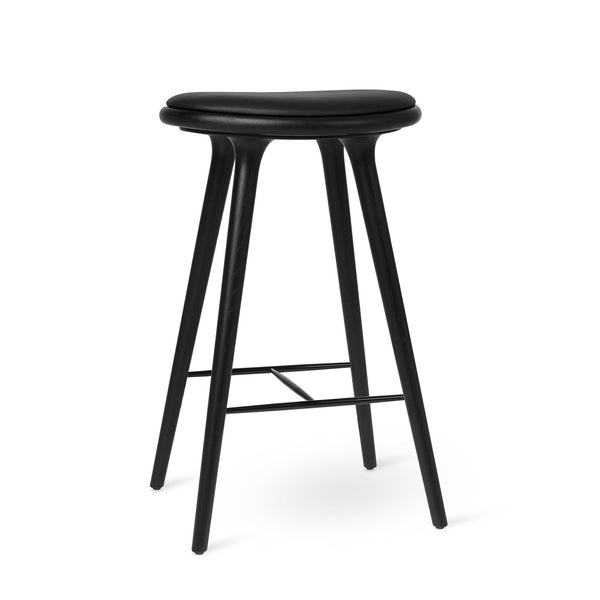Space Stools - Black Stain Oak - Mater - Stools + Benches + Ottomans - Bar Stool: 29"H - HORNE