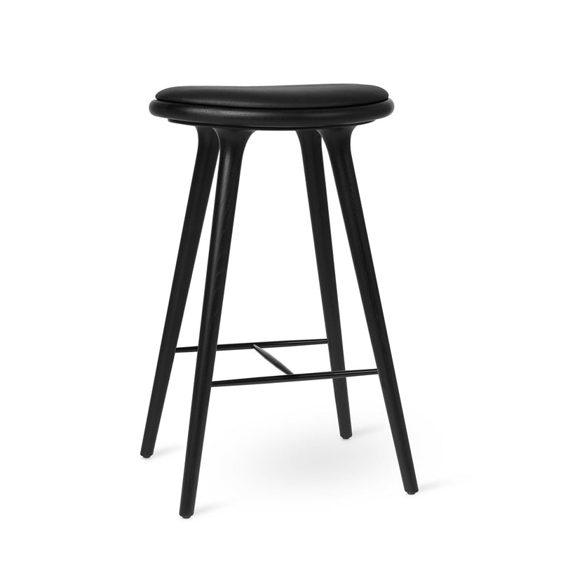 Space Stools - Black Stain Oak - Mater - Stools + Benches + Ottomans - Bar Stool: 29