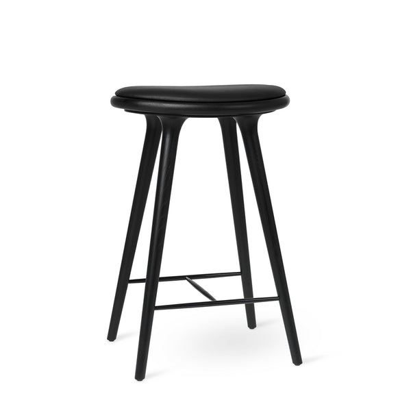 Space Stools - Black Stain Oak - Mater - Stools + Benches + Ottomans - Counter Stool: 27.2"H - HORNE