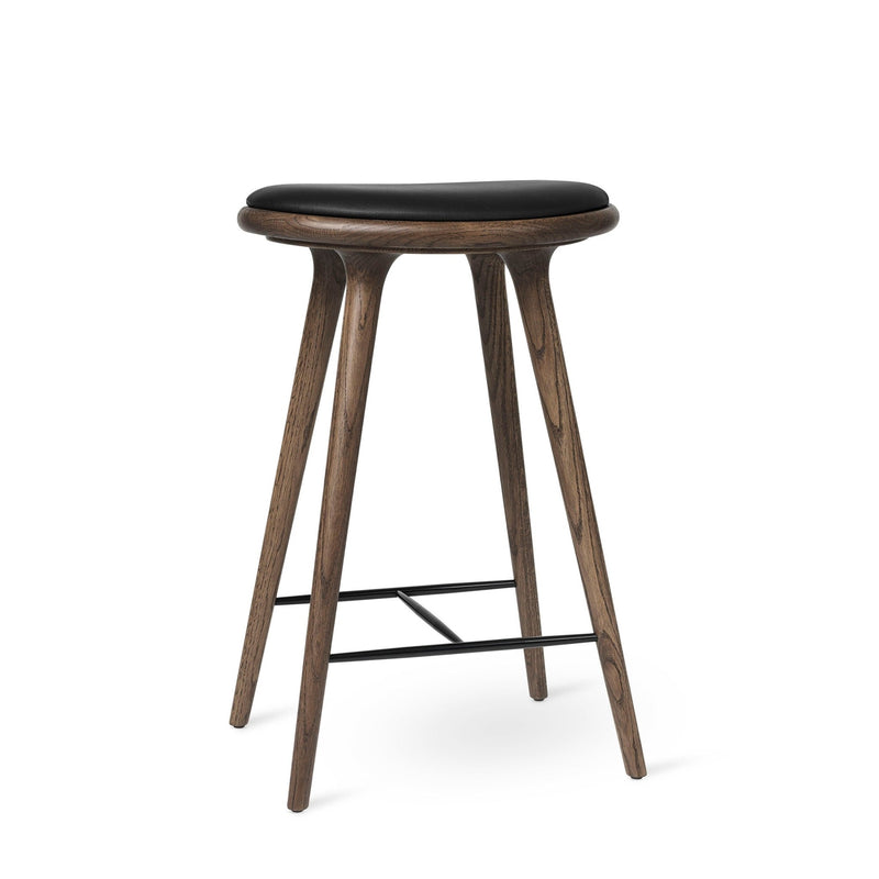 Space Stools - Dark Stain Oak - Mater - Stools + Benches + Ottomans - Bar Stool: 29