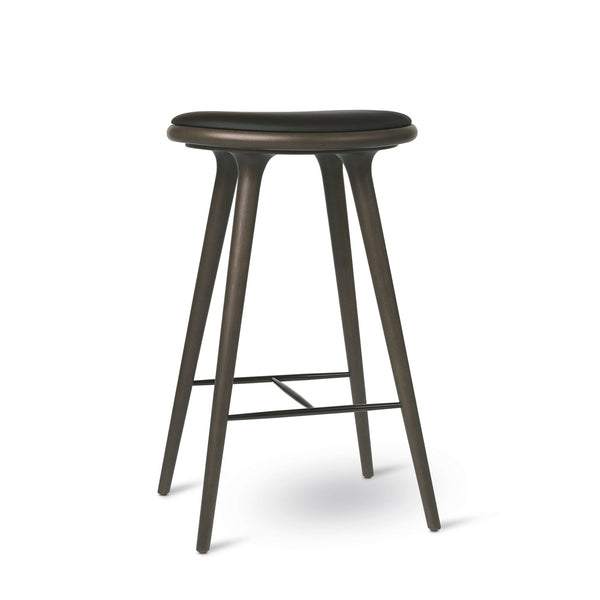 Space Stools - Sirka Grey Stain Beech - Mater - Stools + Benches + Ottomans - Bar Stool: 29"H - HORNE