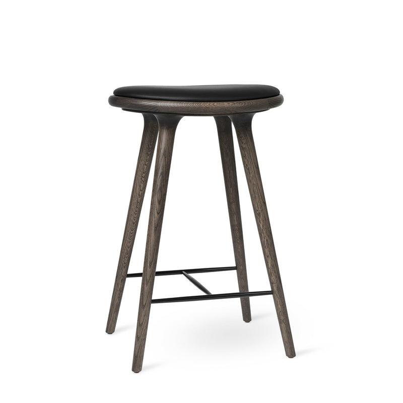 Space Stools - Sirka Grey Stain Oak - Mater - Stools + Benches + Ottomans - Bar Stool: 29