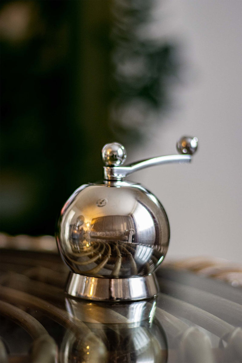 Spheres Salt Mill Small - Nick Munro - Kitchen Tools - Stainless Steel - HORNE