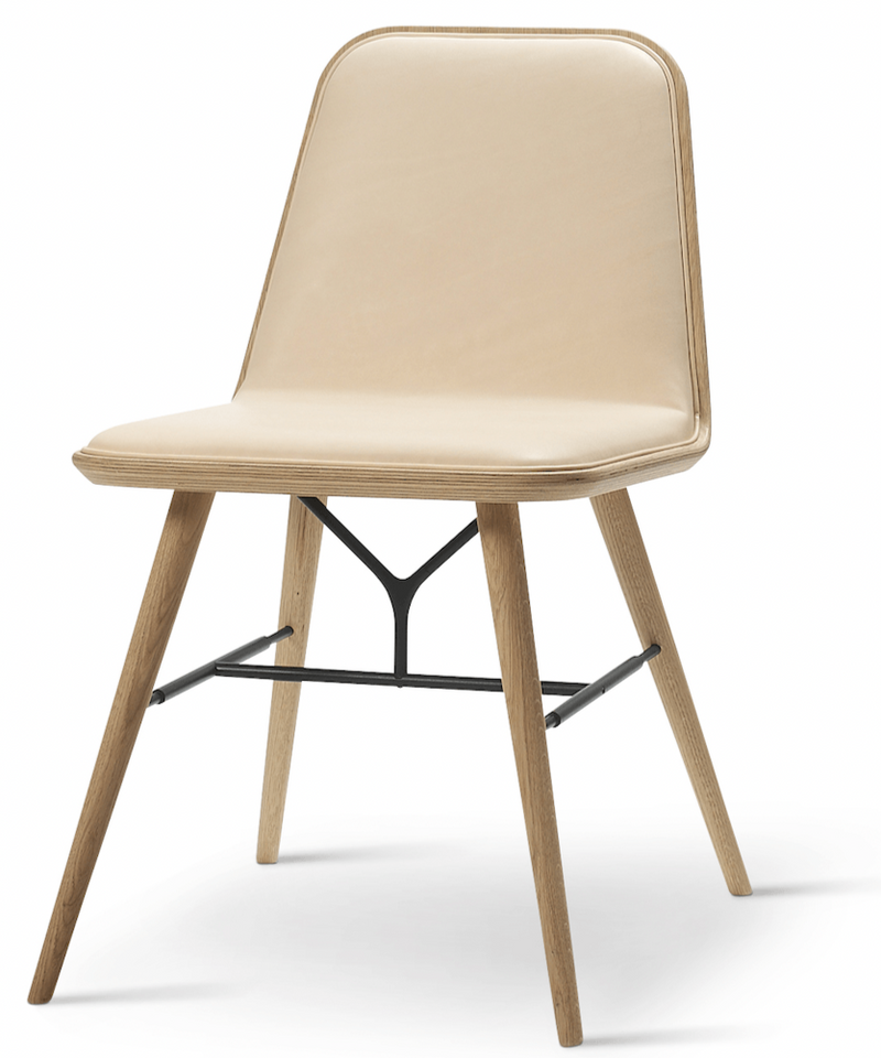 Spine Wood Base Chair - Lacquered Oak - Fredericia - Chairs - HORNE
