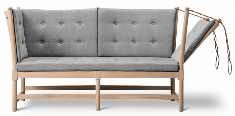 Spoke - Back Sofa - Soap Treated Oak - Fredericia - Sofas - Fiord 271 - HORNE