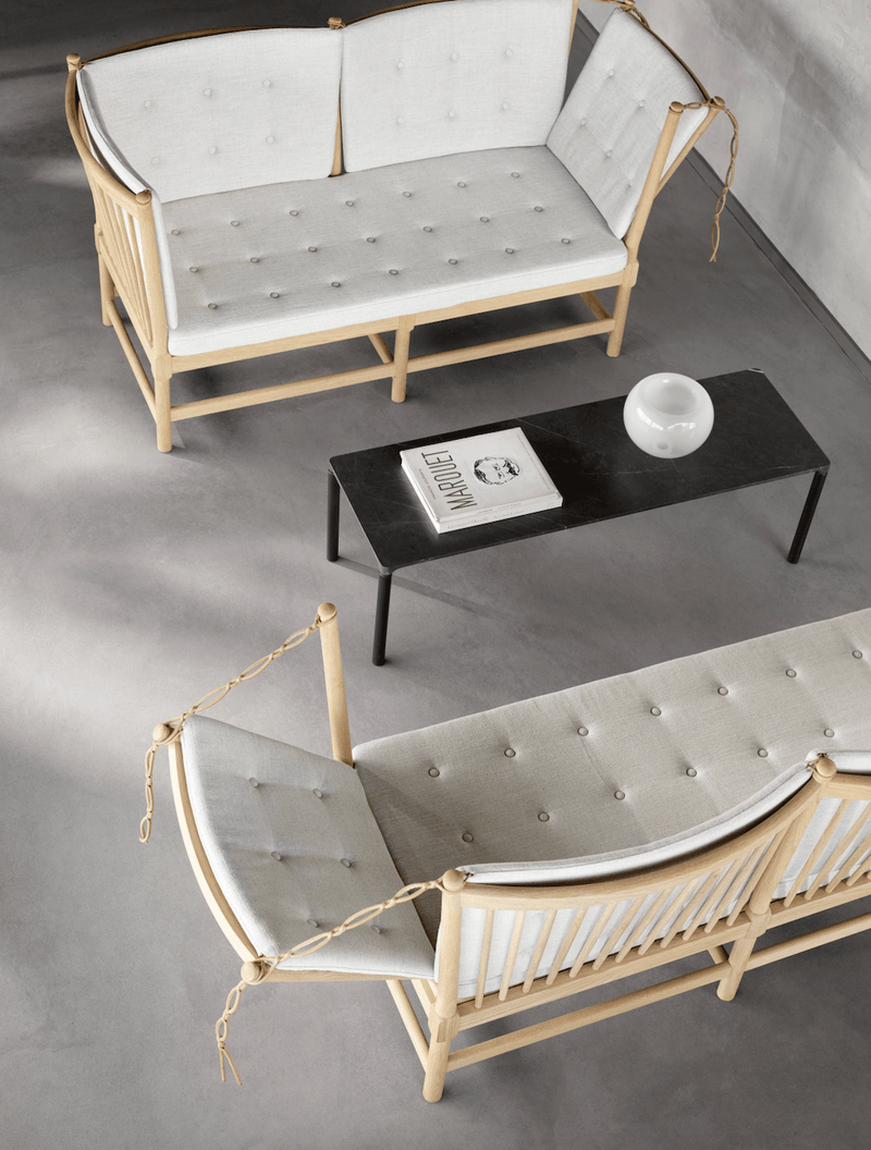 Spoke - Back Sofa - Soap Treated Oak - Fredericia - Sofas - Fiord 271 - HORNE