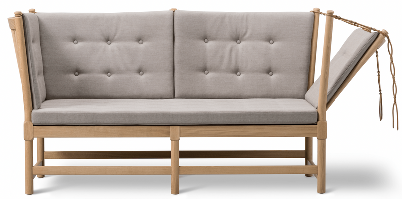 Spoke - Back Sofa - Soap Treated Oak - Fredericia - Sofas - Fiord 271 - HORNE