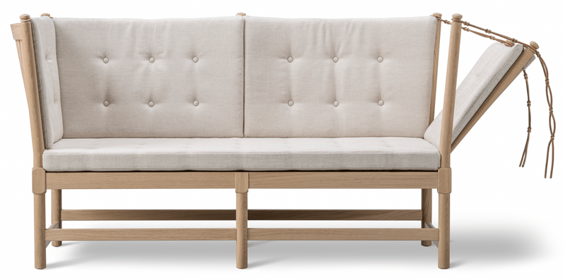 Spoke - Back Sofa - Soap Treated Oak - Fredericia - Sofas - Fiord 271 - HORNE