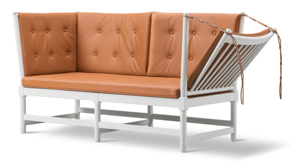 Spoke - Back Sofa - White Lacquered Oak - Fredericia - Sofas - Omni 307 - HORNE