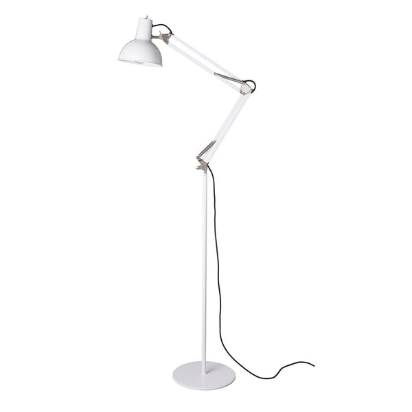 Spring Balanced Floor Lamp - Midgard - Floor Lamps - White - HORNE