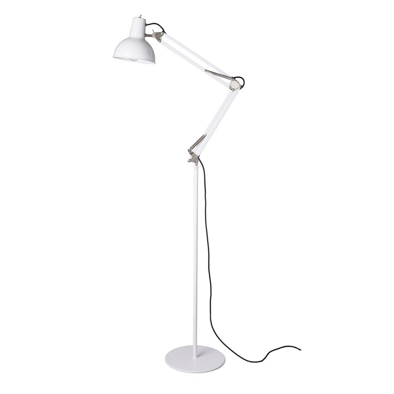 Spring Balanced Floor Lamp - Midgard - Floor Lamps - White - HORNE