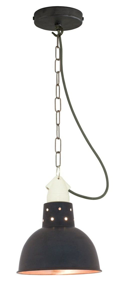 Spun Reflector Pendant - Davey Lighting - Pendants - Weathered & Polished Copper Interior - HORNE