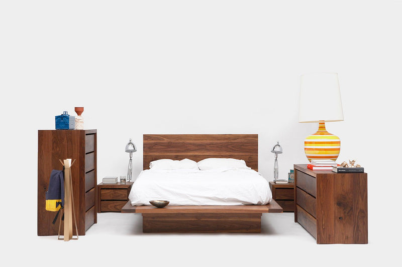 SQB Bed - Artless - Beds - QUEEN - Black Oak - HORNE
