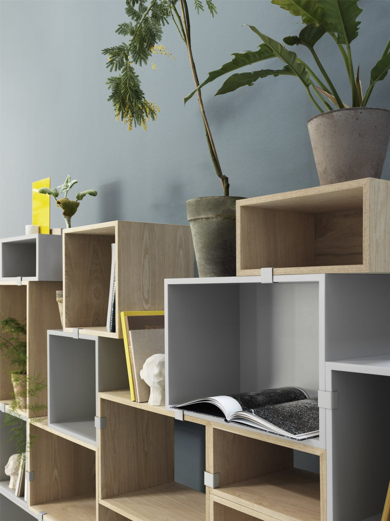 Stacked Storage System - Muuto - Shelving - Small - Light Grey - HORNE