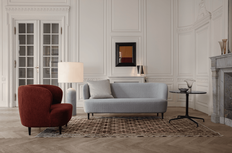 Stay Sofa - 150x70 - Wood Legs - Gubi - Sofas - Gabriel Tempt - 60152 - American Walnut - HORNE