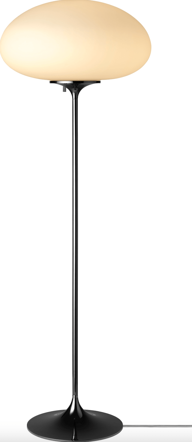 Stemlite Floor Lamp - Gubi - Floor Lamps - Black Chrome - HORNE