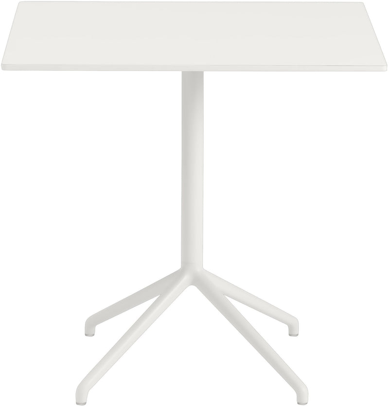 Still Rectangular Cafe Table - Small - Muuto - Table + Task - Black Top & Black Base - HORNE