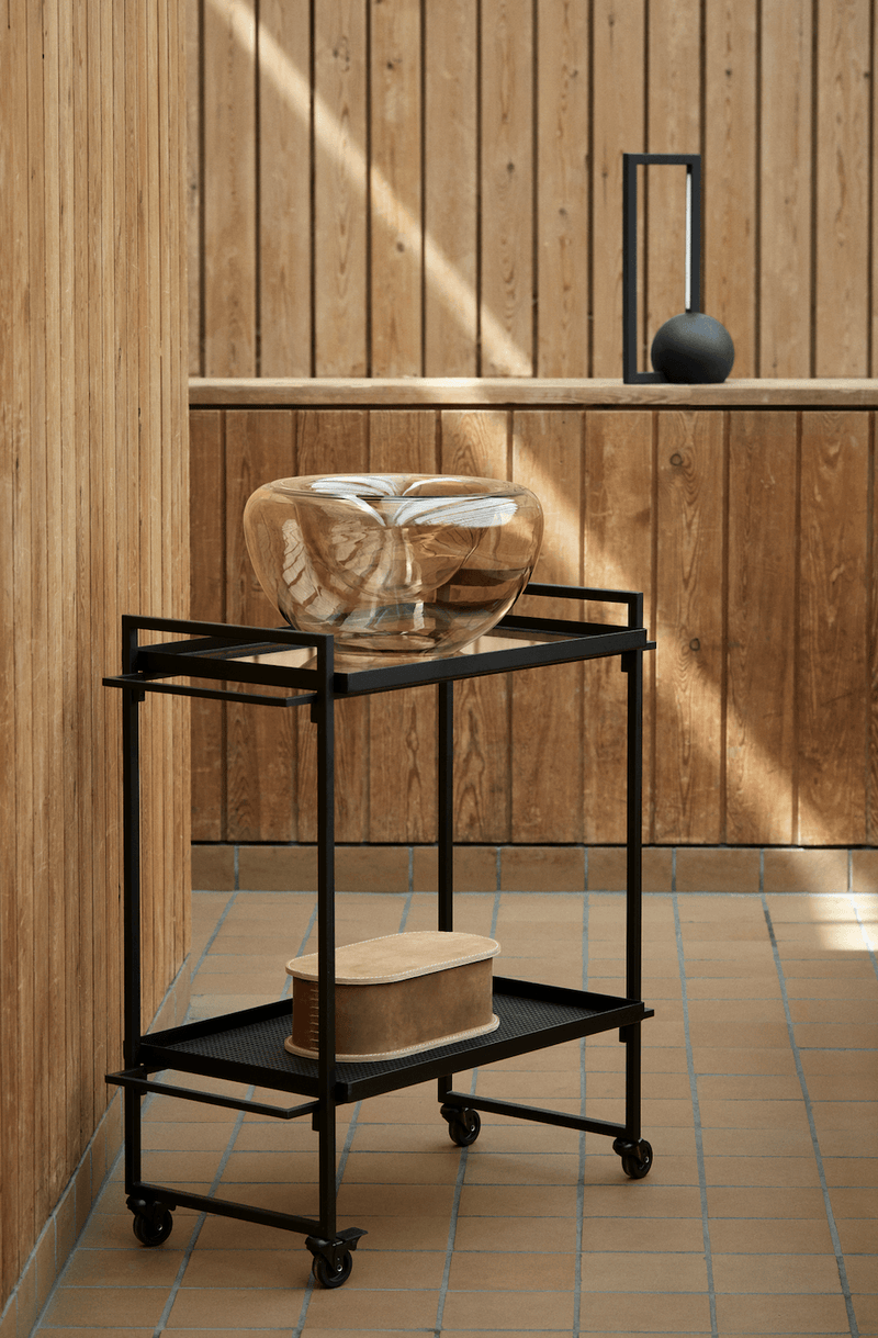 Stitched Leather Box - Kristina Dam - Office Accessories - Small - HORNE