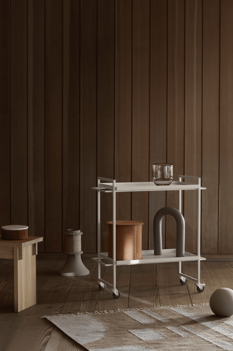 Stitched Leather Box - Kristina Dam - Office Accessories - Small - HORNE