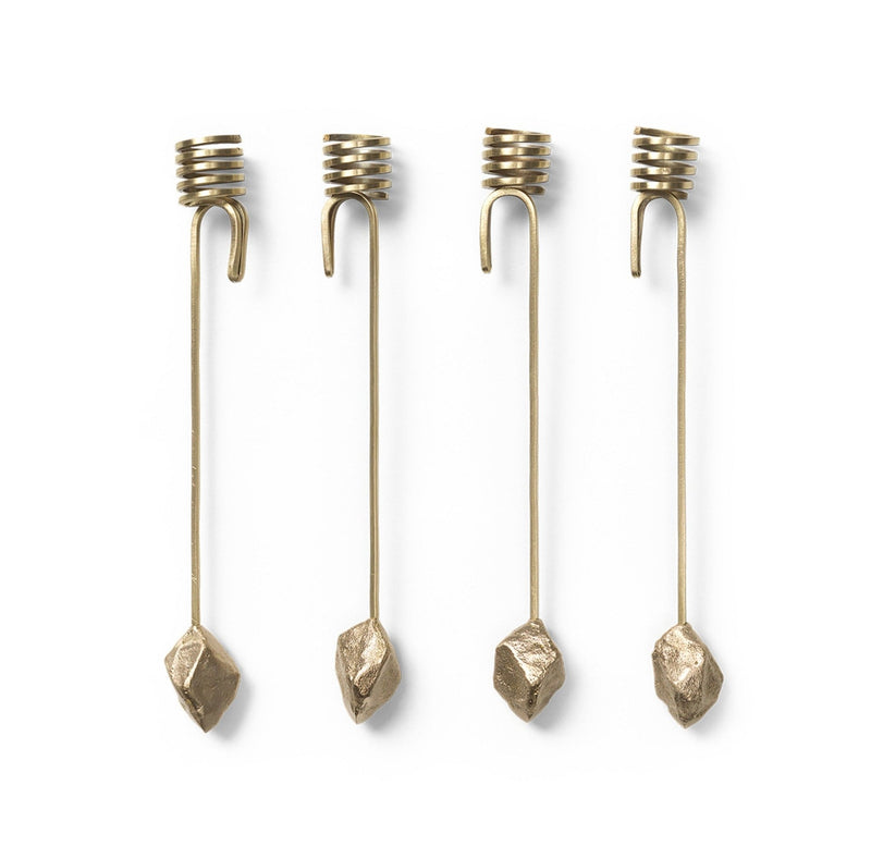 Stone Christmas Tree Candle Holders - Ferm Living - Candle Holders - HORNE