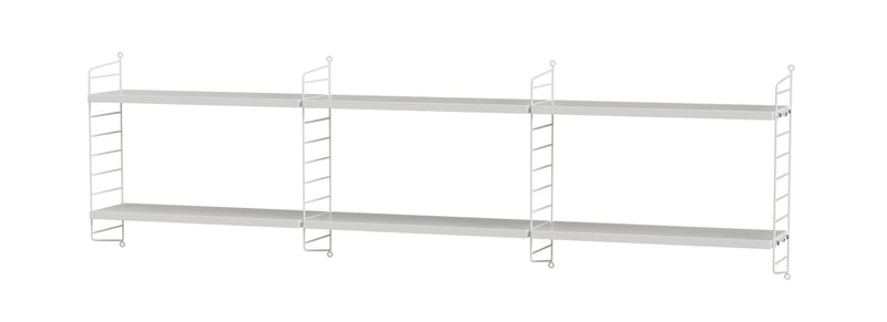 String Bedroom Shelving - Unit E - String Furniture - Shelving - White/White - HORNE