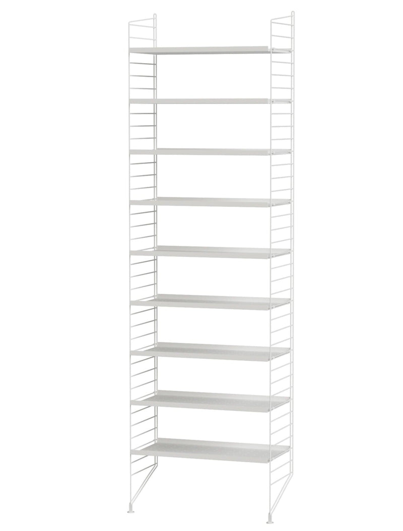 String Hallway Shelving - Unit A - String Furniture - Shelving - White - HORNE
