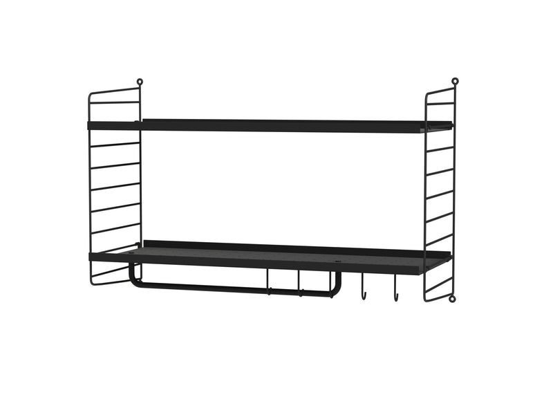 String Hallway Shelving - Unit D - String Furniture - Shelving - White - HORNE