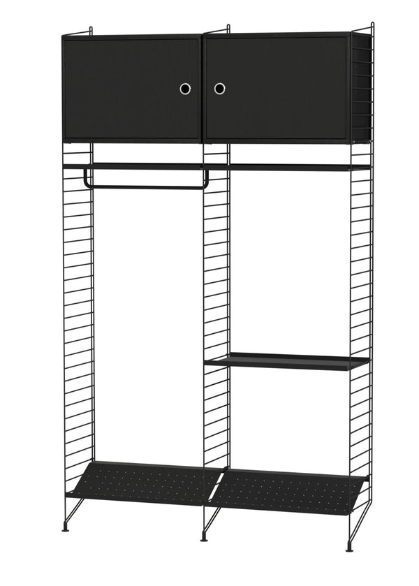 String Hallway Shelving - Unit T - String Furniture - Shelving - White - HORNE