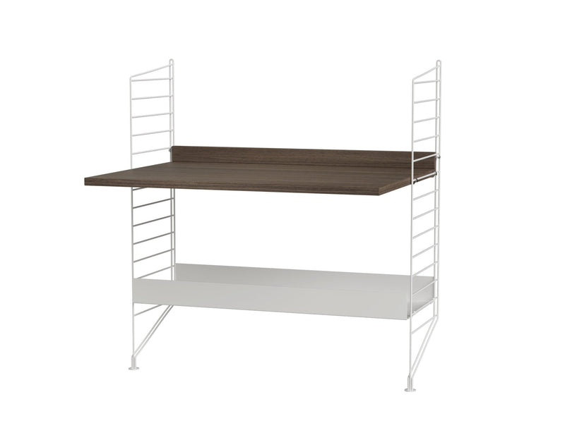 String Kids Room Shelving/Desk - Unit A - String Furniture - Shelving - White - HORNE